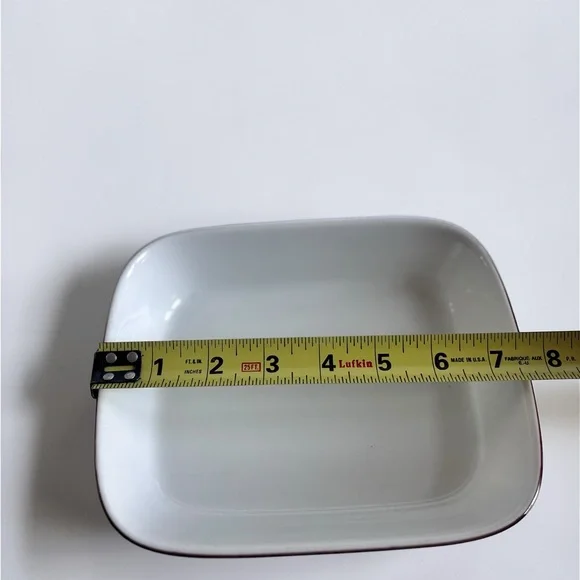 Vintage Mini Micro Microwave Dish for Small Meals; Retro Milk Glass Baker - Picture 4 of 6
